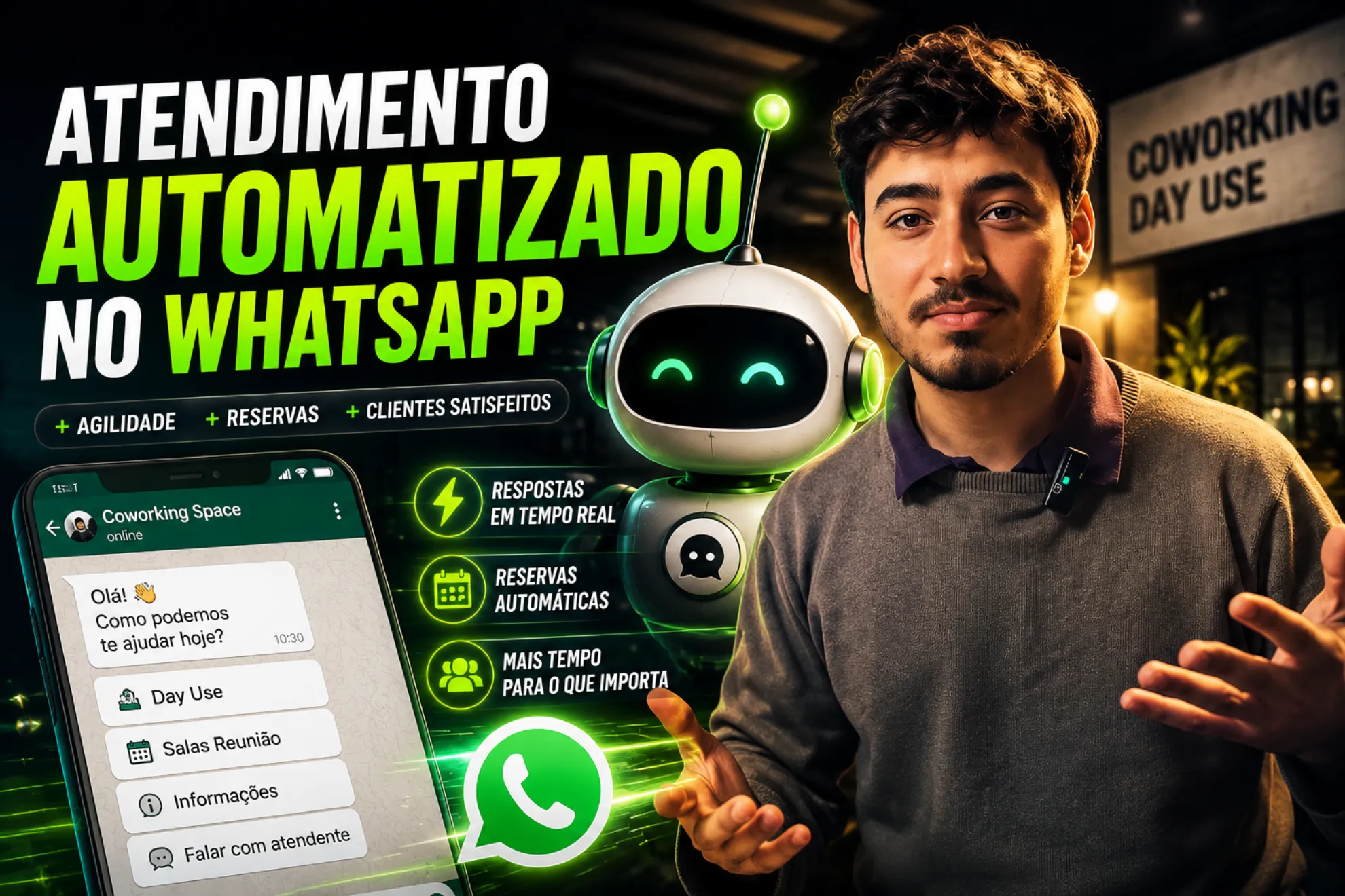 Como Automatizar o Atendimento do Seu Espaço de Aluguel com Inteligência Artificial