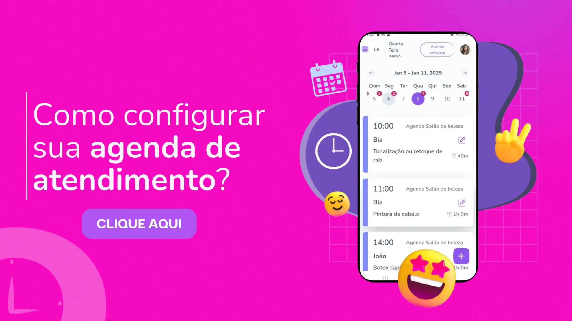 Como Configurar Sua Agenda de Atendimento na Ola SecretarIA